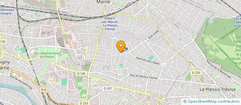 localisation de l'entreprise ONKLIK à CHAMPIGNY-SUR-MARNE