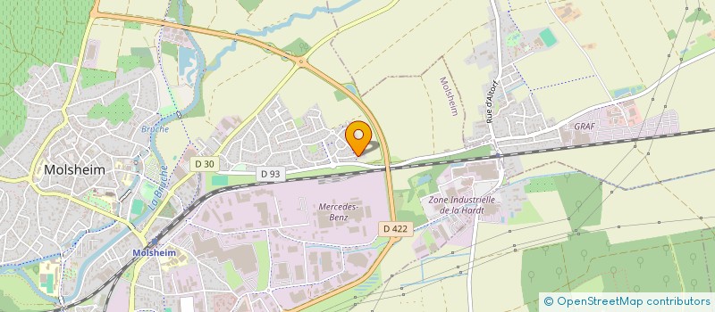 localisation de l'entreprise ONL'S  MOLSHEIM