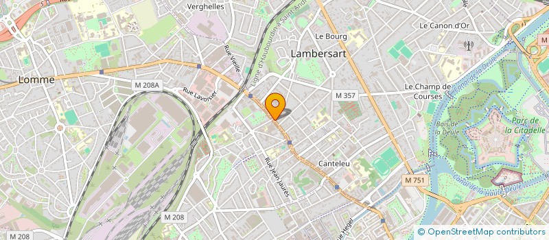 localisation de l'entreprise ONLIFEFORMATIONS à LAMBERSART