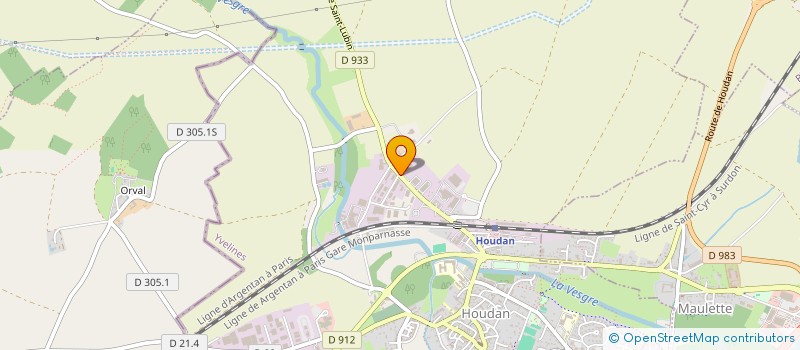 localisation de l'entreprise ONLINE BUSINESS ENTREPRISES à HOUDAN
