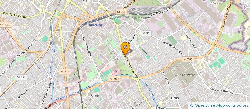 localisation de l'entreprise ONLINE INSTITUT à WATTRELOS