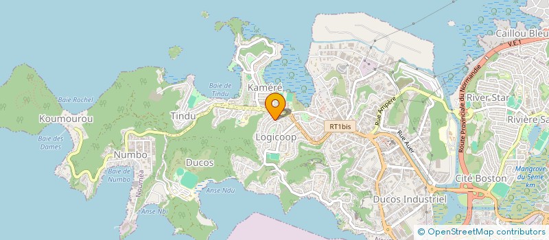 localisation de l'entreprise ONLINE NC à NOUMEA