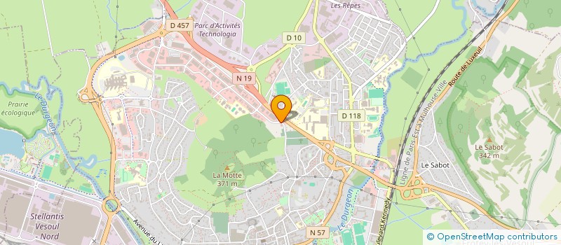 localisation de l'entreprise ONLINE SOFT à VESOUL