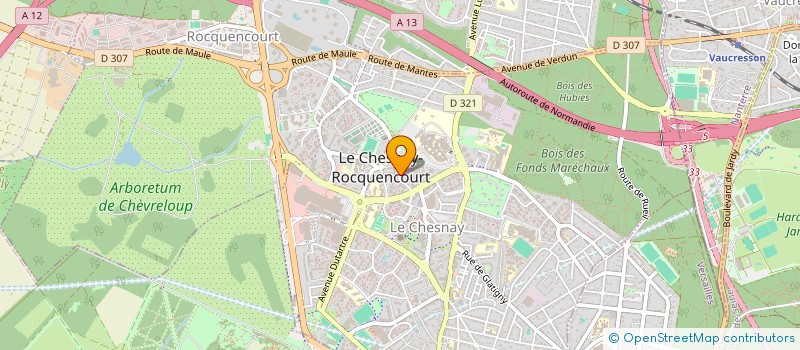 localisation de l'entreprise ONLINE VISION à LE CHESNAY-ROCQUENCOURT