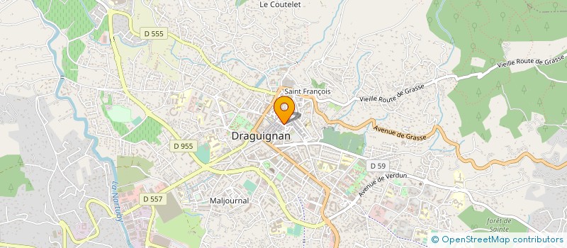localisation de l'entreprise ONLINEFORYOU à DRAGUIGNAN