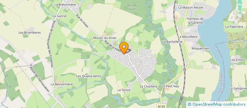 localisation de l'entreprise ONLINEO à LA CHAPELLE-SUR-ERDRE