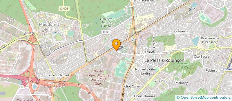 localisation de l'entreprise ONLOOK à CLAMART