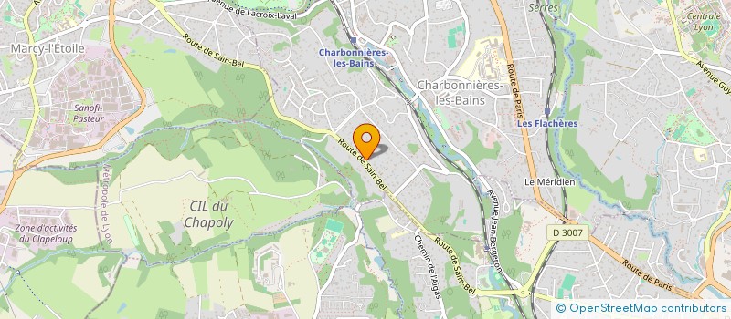 localisation de l'entreprise ONLY CAMP 3  CHARBONNIERES-LES-BAINS