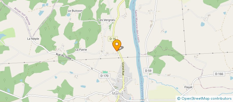 localisation de l'entreprise ONLY DRONES à MANOT