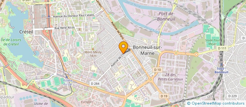 localisation de l'entreprise ONLY ONE SHOT  BONNEUIL-SUR-MARNE