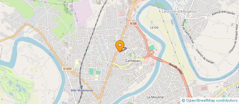 localisation de l'entreprise ONLY STARS, MAJORETTES DE LESCURE à ALBI