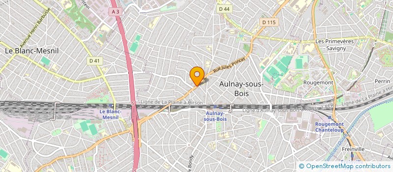 localisation de l'entreprise ONLY THE FRIED CHICKEN à AULNAY-SOUS-BOIS