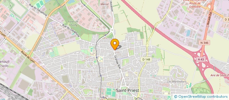 localisation de l'entreprise ONLY VTC à SAINT-PRIEST