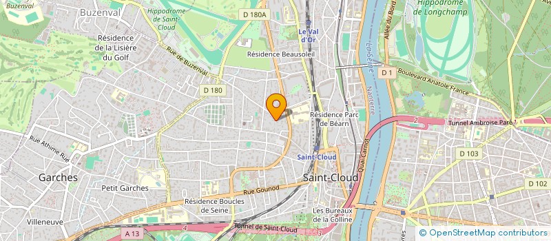 localisation de l'entreprise ONLY YOU à SAINT-CLOUD