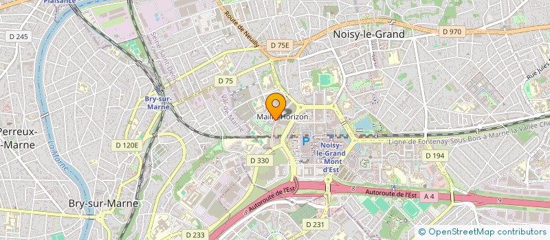 localisation de l'entreprise ONLYGOD  NOISY-LE-GRAND