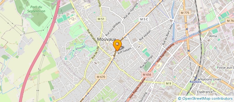 localisation de l'entreprise ONNAMED à MOUVAUX