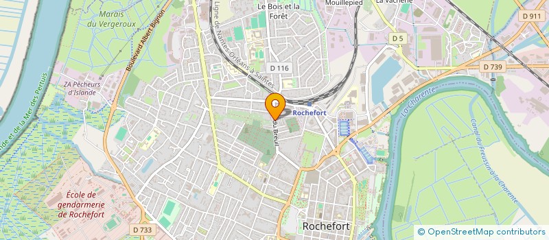 localisation de l'entreprise ONNEE MOIZEAU  ROCHEFORT