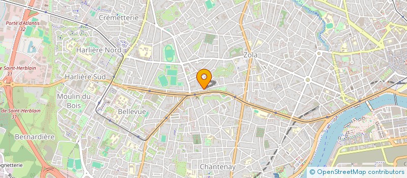 localisation de l'entreprise ONNI - OBJET NANTAIS NON IDENTIFIE à NANTES