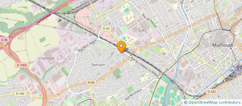 localisation de l'entreprise ONNYX  MULHOUSE