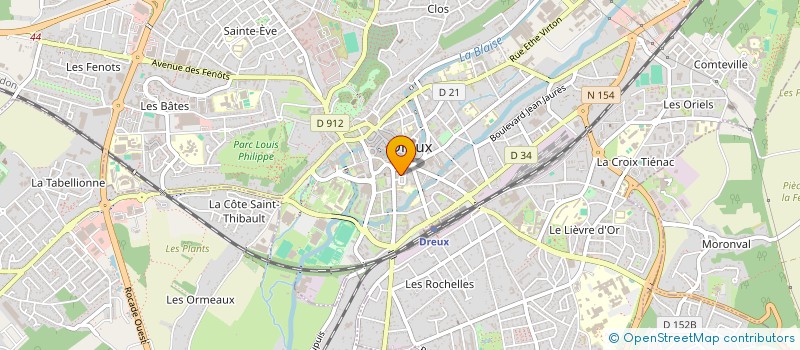 localisation de l'entreprise ONO INVEST à DREUX
