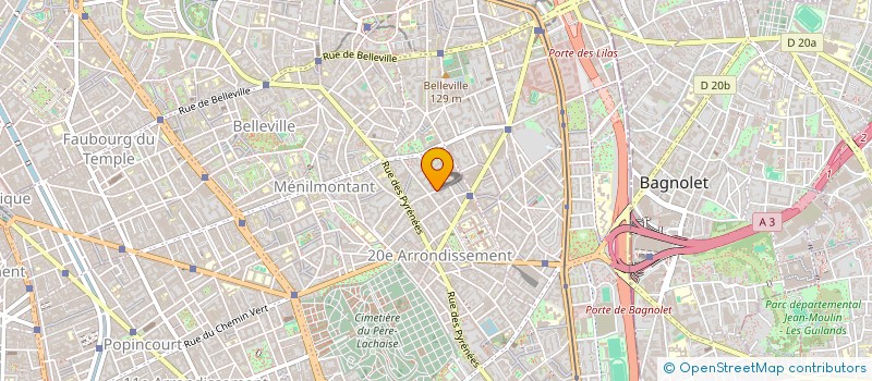 localisation de l'entreprise ONOCI  PARIS