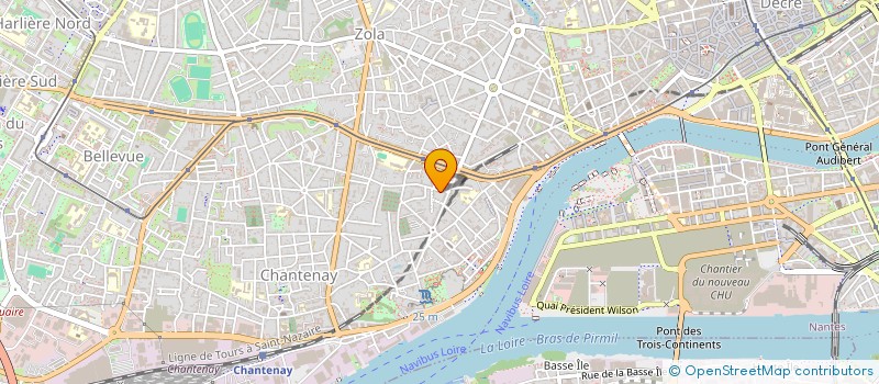 localisation de l'entreprise ONOMATOPEE CONSEILS à NANTES