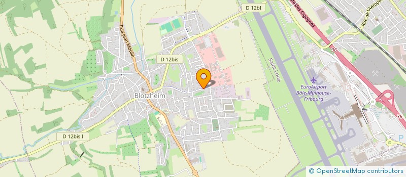 localisation de l'entreprise ONORATO RAPHAEL  BLOTZHEIM