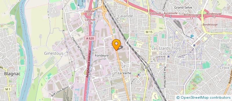 localisation de l'entreprise ONORE  TOULOUSE