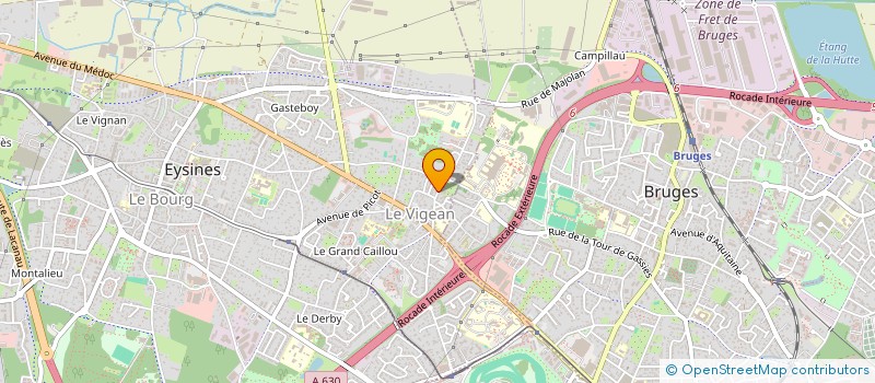 localisation de l'entreprise ONORI BATIMENT à EYSINES