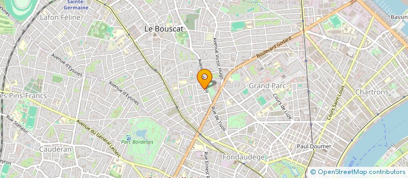 localisation de l'entreprise ONPA  LE BOUSCAT