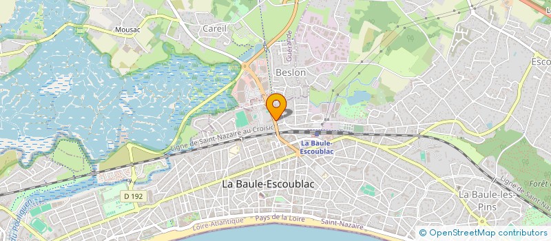 localisation de l'entreprise ONPACK à LA BAULE-ESCOUBLAC