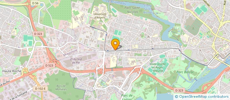 localisation de l'entreprise ONPEE PRODUCTIONS  ANGERS