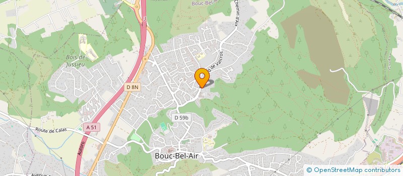 localisation de l'entreprise ONR INGENIERIE à BOUC-BEL-AIR