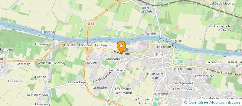 localisation de l'entreprise ONRYC  FRANCUEIL