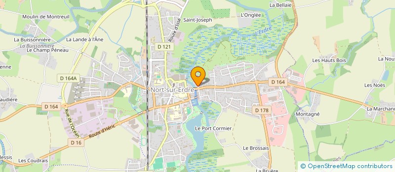 localisation de l'entreprise ONS  NORT-SUR-ERDRE