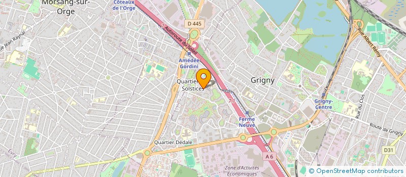 localisation de l'entreprise ONS  GRIGNY