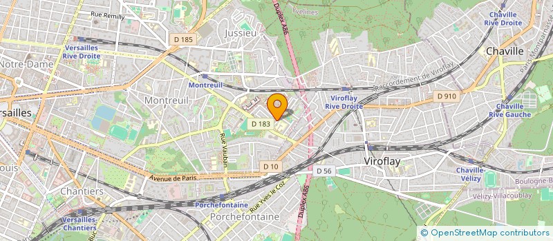localisation de l'entreprise ONS SIGNATURE à VERSAILLES