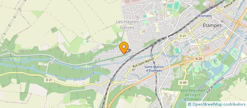 localisation de l'entreprise ONSA à ETAMPES