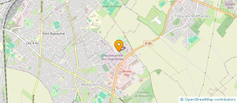 localisation de l'entreprise ONSENOCCUPE-HDF  BEAURAINS