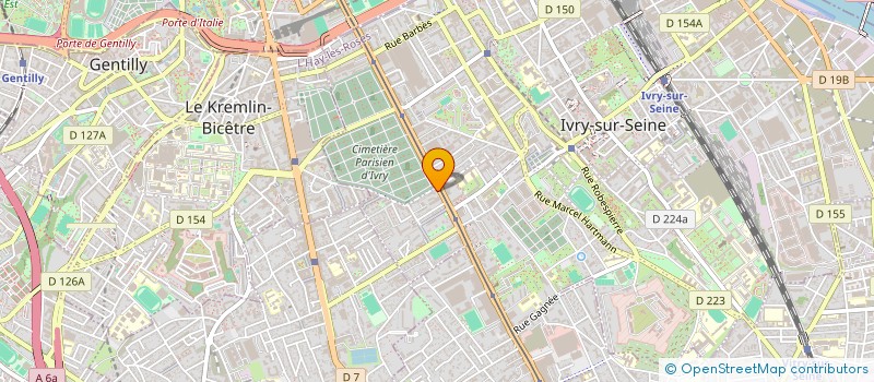localisation de l'entreprise ONSITE à IVRY-SUR-SEINE