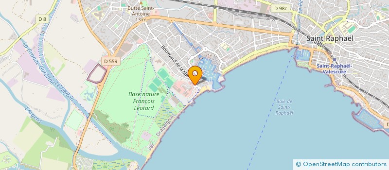 localisation de l'entreprise ONSURFSKATE COMMUNITY à FREJUS