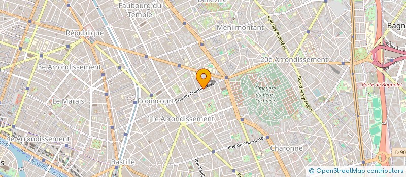 localisation de l'entreprise ONUR  PARIS