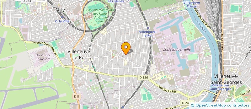 localisation de l'entreprise ONUR à VILLENEUVE-LE-ROI