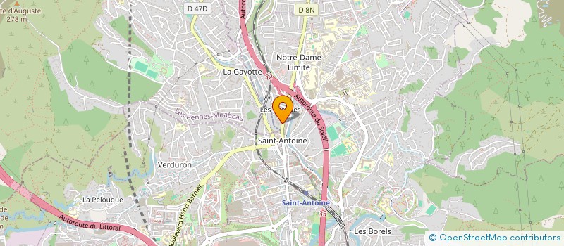 localisation de l'entreprise ONUR à MARSEILLE