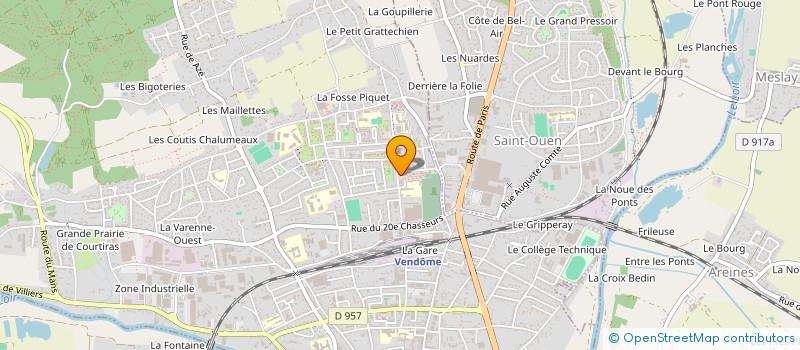 localisation de l'entreprise ONUR CONSTRUCTION à VENDOME