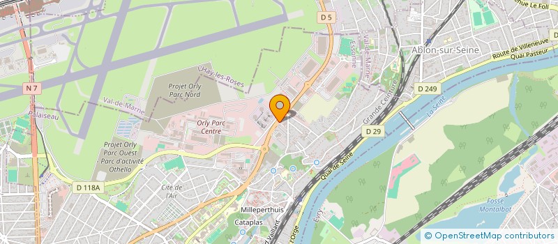 localisation de l'entreprise ONUR FOOD à ATHIS-MONS