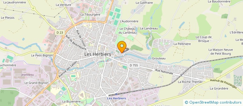 localisation de l'entreprise ONURIS à LES HERBIERS