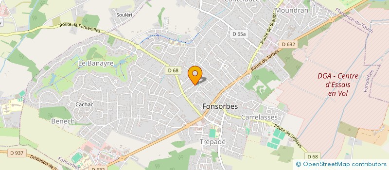localisation de l'entreprise ONVERA à FONSORBES