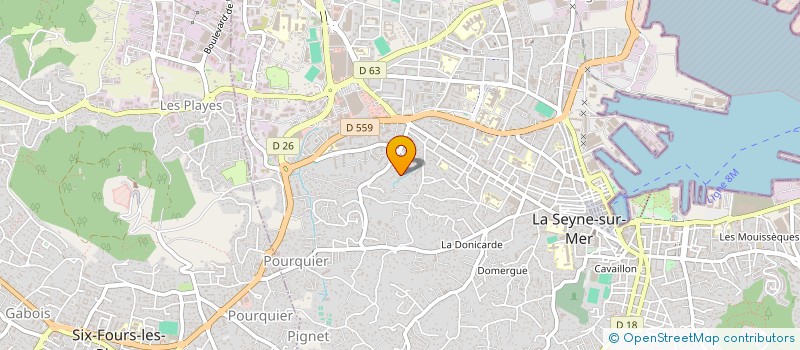 localisation de l'entreprise ONVEUT.COM  LA SEYNE-SUR-MER