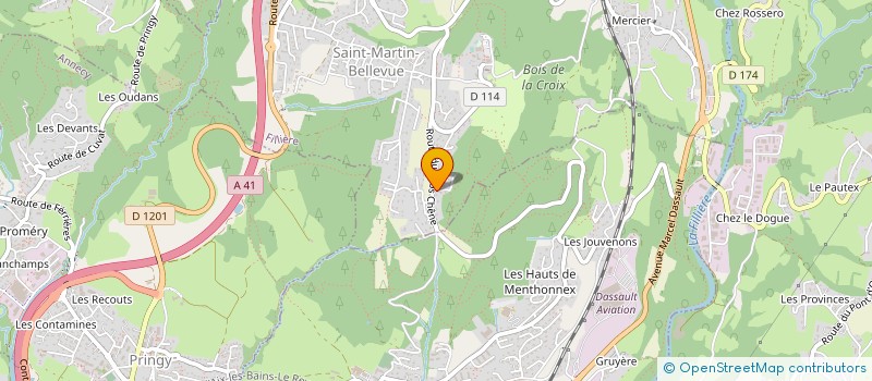 localisation de l'entreprise ONVIBOIS  ANNECY